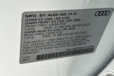 2025 Audi Q3 Premium S Line quattro