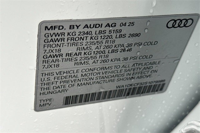 2025 Audi Q3 Premium S Line quattro