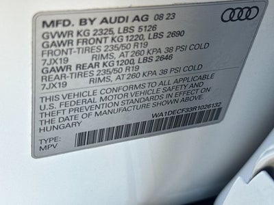 2024 Audi Q3 Premium S Line quattro