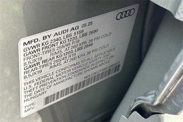 2025 Audi Q3 Premium S Line quattro