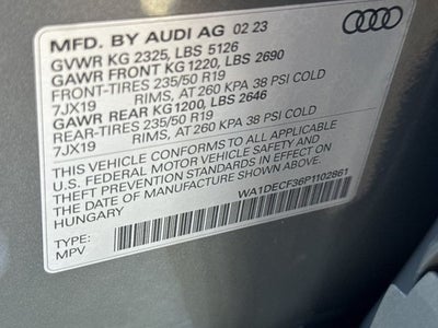2023 Audi Q3 Premium S Line quattro