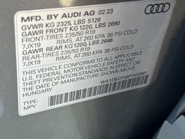 2023 Audi Q3 Premium S Line quattro