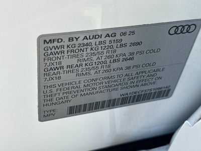 2025 Audi Q3 Premium S Line quattro