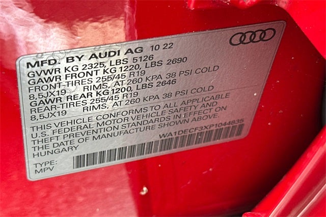 2023 Audi Q3 Premium S Line quattro