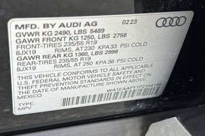 2023 Audi Q5 45 S line Premium quattro