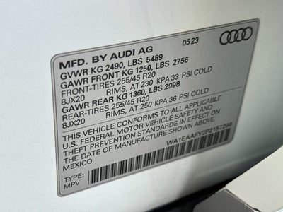 2023 Audi Q5 45 S line Premium Plus quattro