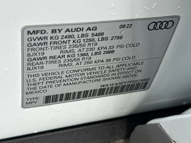 2023 Audi Q5 45 S line Premium Plus quattro