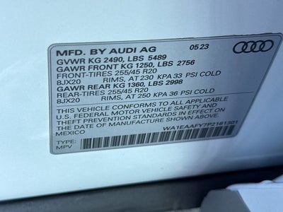 2023 Audi Q5 45 S line Premium quattro