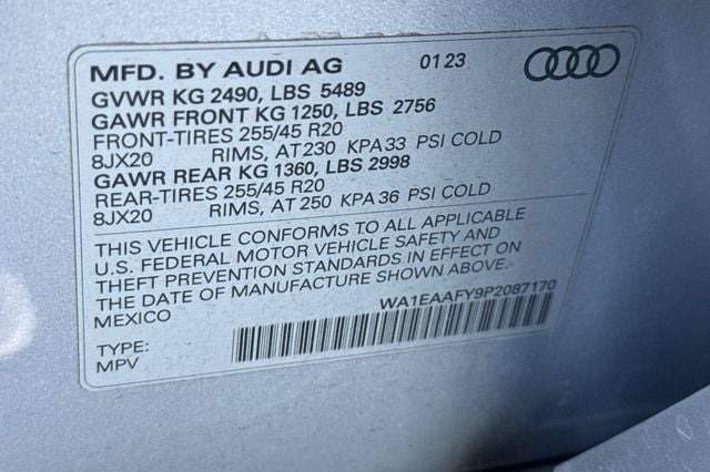 2023 Audi Q5 45 S line Premium Plus quattro