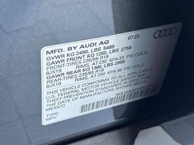2023 Audi Q5 45 S line Premium quattro