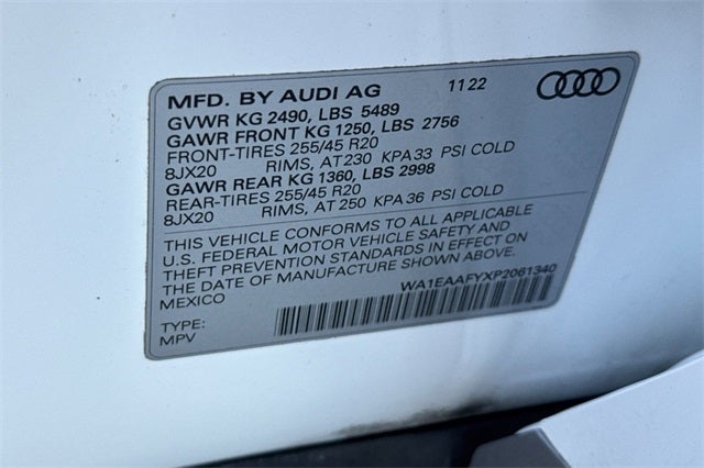 2023 Audi Q5 45 S line Premium Plus quattro