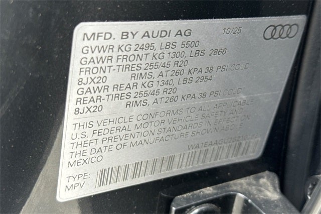 2025 Audi All-new Q5 quattro