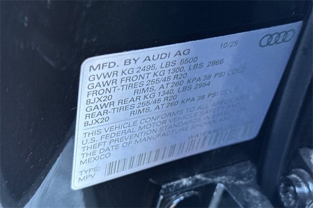 2025 Audi Q5 2.0T Premium Plus quattro