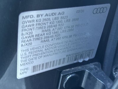 2026 Audi Q5 2.0T Premium Plus quattro