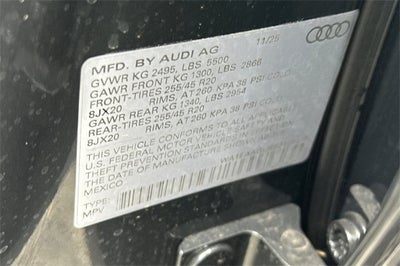 2025 Audi All-new Q5 quattro