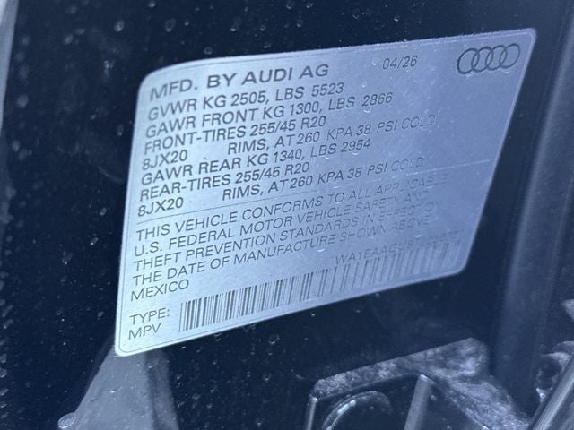 2026 Audi Q5 2.0T Premium Plus quattro