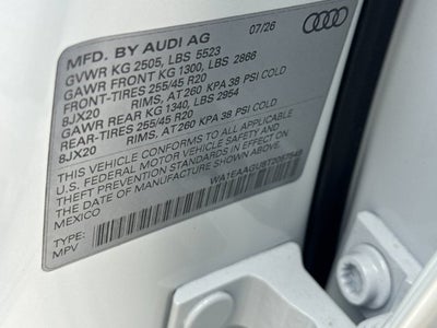 2026 Audi Q5 2.0T Premium Plus quattro