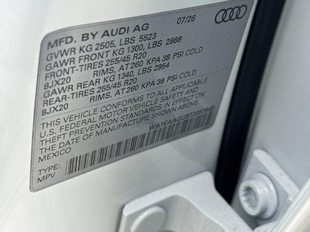 2026 Audi Q5 2.0T Premium Plus quattro