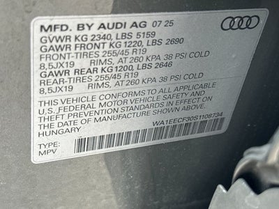 2025 Audi Q3 Premium Plus S Line quattro