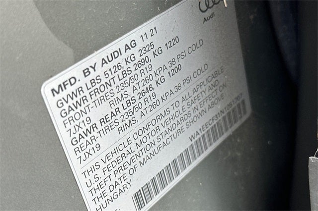 2022 Audi Q3 Premium Plus S Line quattro