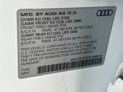 2025 Audi Q3 Premium Plus S Line quattro