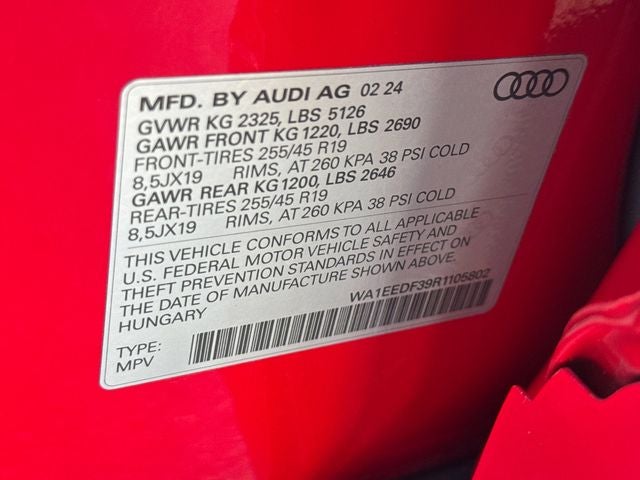 2024 Audi Q3 Premium Plus S Line quattro