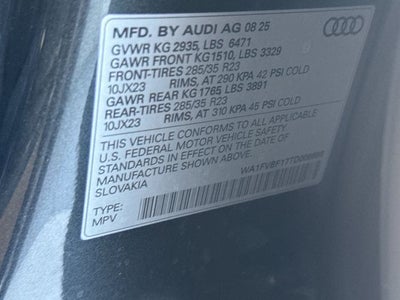2026 Audi Q8 55 Prestige quattro