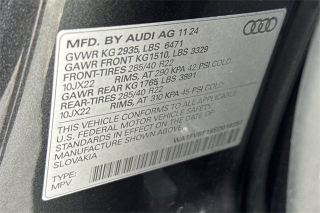 2025 Audi Q8 55 Prestige quattro