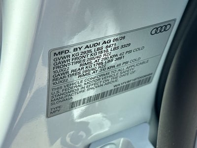 2026 Audi Q8 quattro