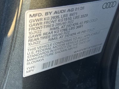 2026 Audi Q8 quattro