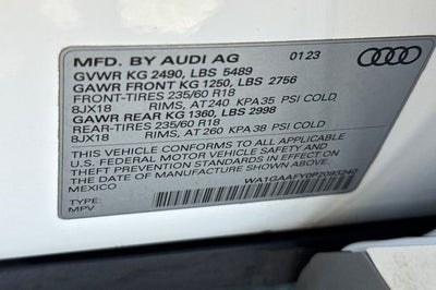 2023 Audi Q5 45 S line Premium quattro