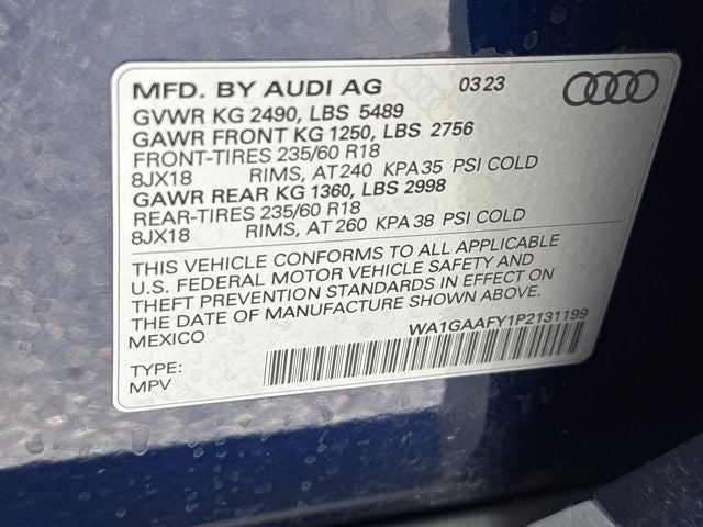 2023 Audi Q5 45 S line Premium quattro