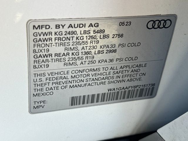 2023 Audi Q5 45 S line Premium quattro