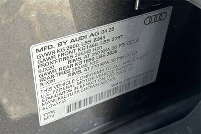 2025 Audi Q7 45 Premium Plus quattro