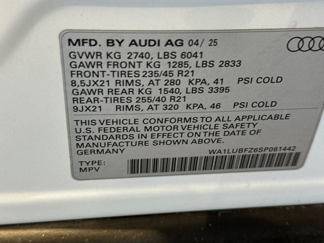 2025 Audi Q4 e-tron Premium Plus quattro