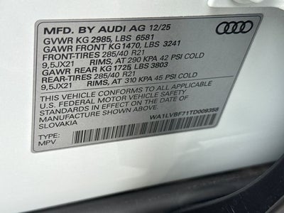 2026 Audi Q7 55 Premium Plus quattro