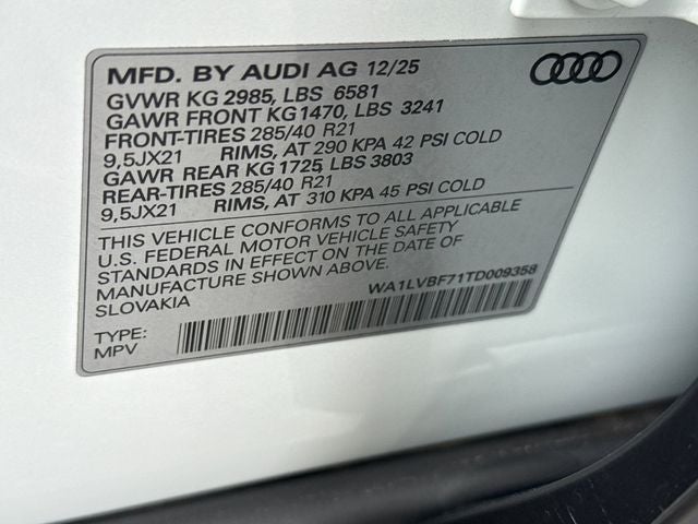 2026 Audi Q7 55 Premium Plus quattro
