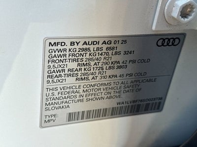 2025 Audi Q7 55 Premium Plus quattro
