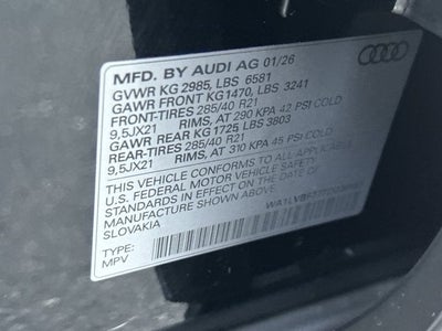 2026 Audi Q7 55 Premium Plus quattro