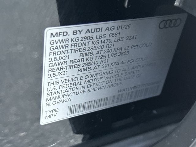 2026 Audi Q7 55 Premium Plus quattro