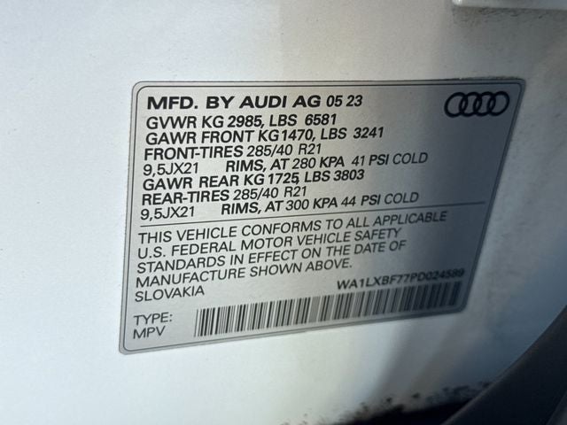 2023 Audi Q7 55 Premium Plus quattro