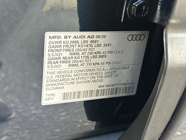 2026 Audi Q7 55 Premium S Line quattro
