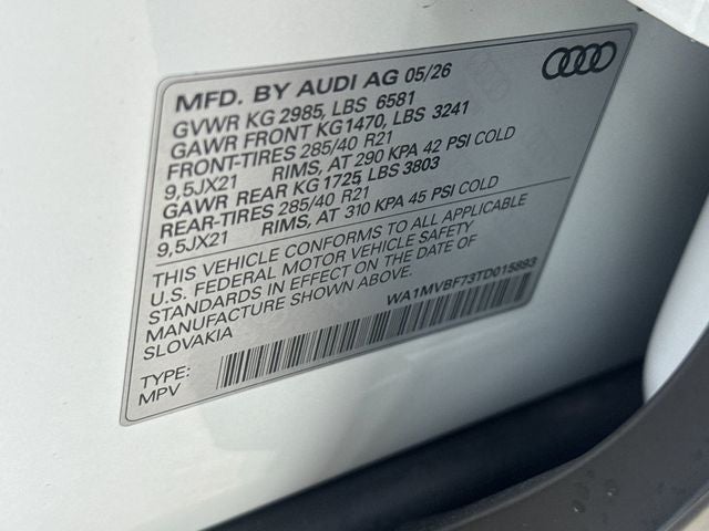 2026 Audi Q7 55 Premium S Line quattro