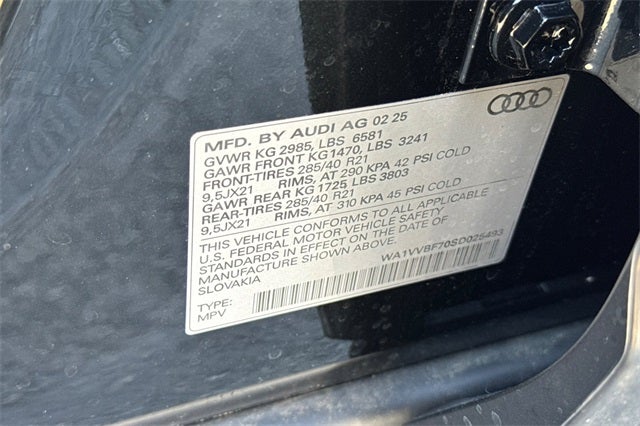 2025 Audi Q7 55 Prestige quattro