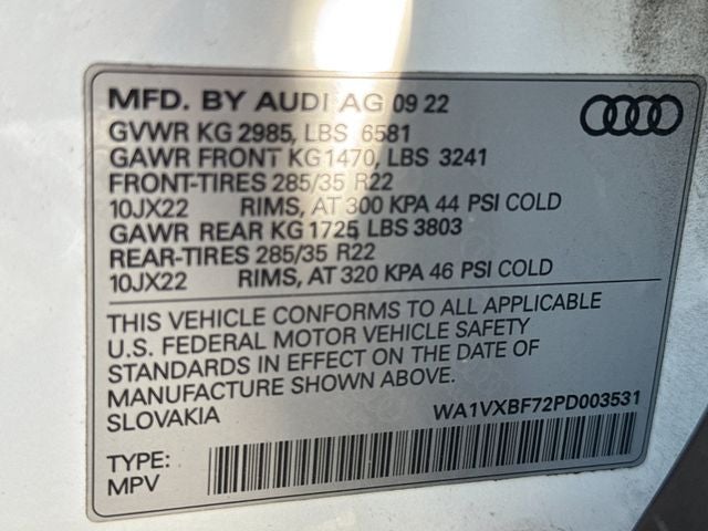 2023 Audi Q7 55 Prestige quattro