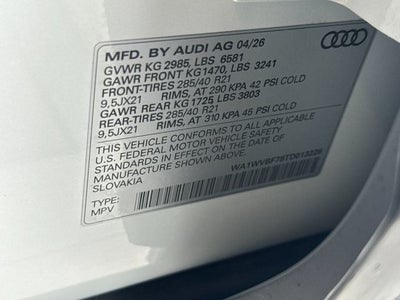 2026 Audi Q7 55 Premium S Line quattro