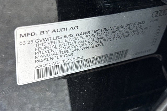 2025 Audi A6 Sportback e-tron Premium Plus