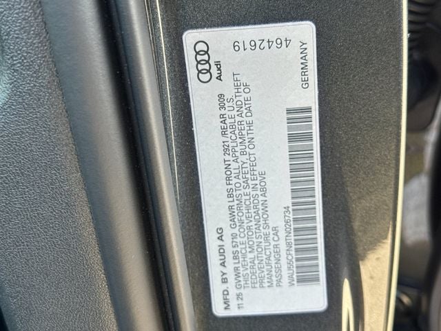 2026 Audi A6 Premium Plus quattro