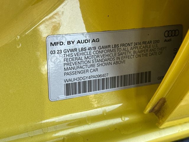 2023 Audi S3 2.0T Premium Plus quattro