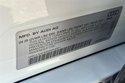 2025 Audi S8 4.0T quattro